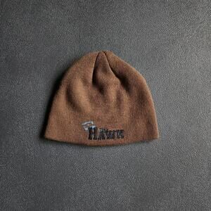 Y2K Tony Hawk Brown Center Logo Skater Beanie Hat OSFM
